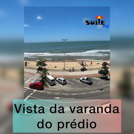 Suite Mar 210 - Economica E Compacta - Praia Do Morro - Predio Frente Mar Com Elevador, Atravessou A Avenida, Ja Esta Na Praia - Garagem - Internet Guarapari Eksteriør bilde