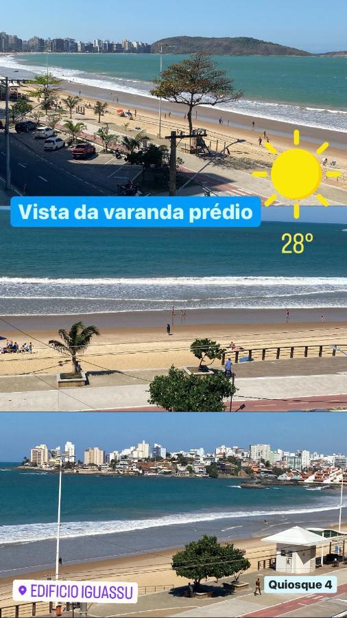 Suite Mar 210 - Economica E Compacta - Praia Do Morro - Predio Frente Mar Com Elevador, Atravessou A Avenida, Ja Esta Na Praia - Garagem - Internet Guarapari Eksteriør bilde