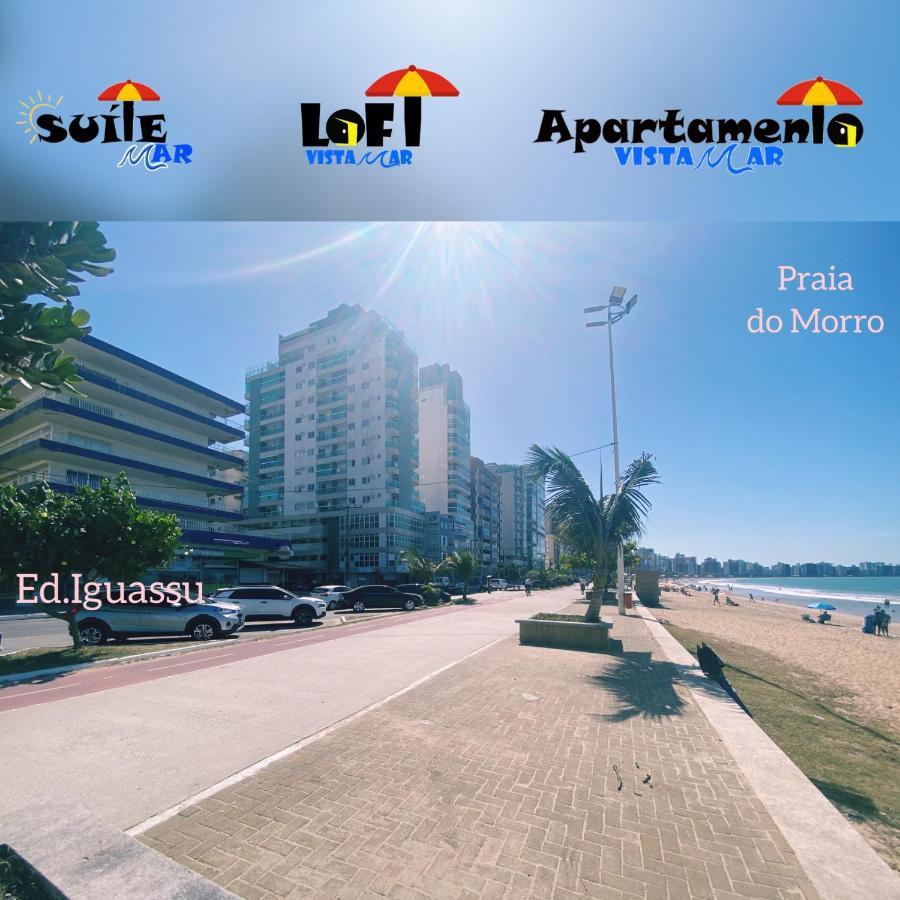 Suite Mar 210 - Economica E Compacta - Praia Do Morro - Predio Frente Mar Com Elevador, Atravessou A Avenida, Ja Esta Na Praia - Garagem - Internet Guarapari Eksteriør bilde