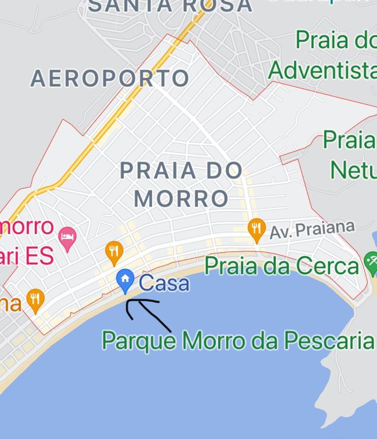 Suite Mar 210 - Economica E Compacta - Praia Do Morro - Predio Frente Mar Com Elevador, Atravessou A Avenida, Ja Esta Na Praia - Garagem - Internet Guarapari Eksteriør bilde
