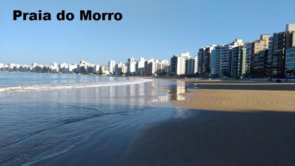 Suite Mar 210 - Economica E Compacta - Praia Do Morro - Predio Frente Mar Com Elevador, Atravessou A Avenida, Ja Esta Na Praia - Garagem - Internet Guarapari Eksteriør bilde