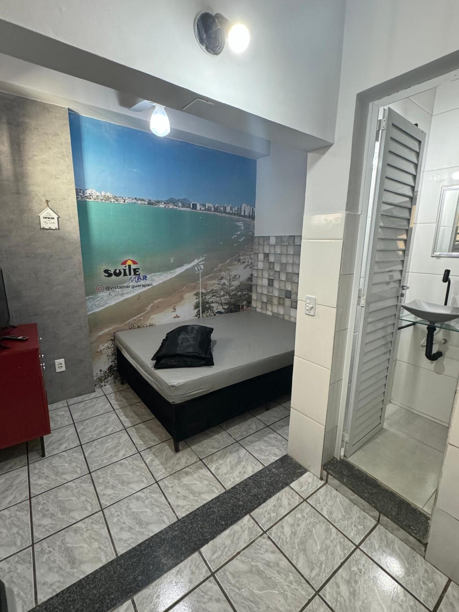 Suite Mar 210 - Economica E Compacta - Praia Do Morro - Predio Frente Mar Com Elevador, Atravessou A Avenida, Ja Esta Na Praia - Garagem - Internet Guarapari Eksteriør bilde